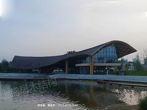 河北定州园博园湖滨餐厅